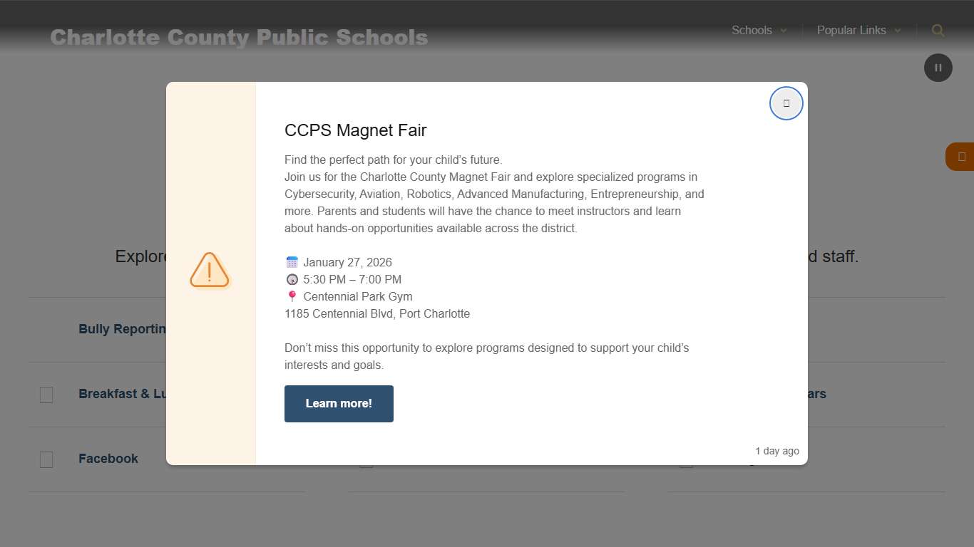 Charlotte County Public Schools - Home